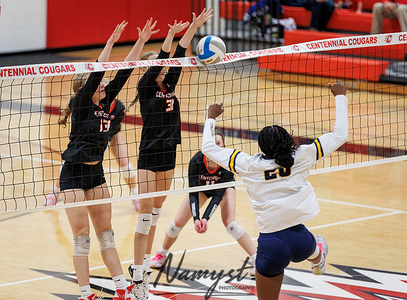 Centennial vs Totino-Grace Varsity Volleyball 158