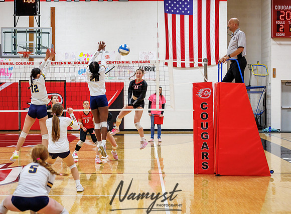 Centennial vs Totino-Grace Varsity Volleyball 161