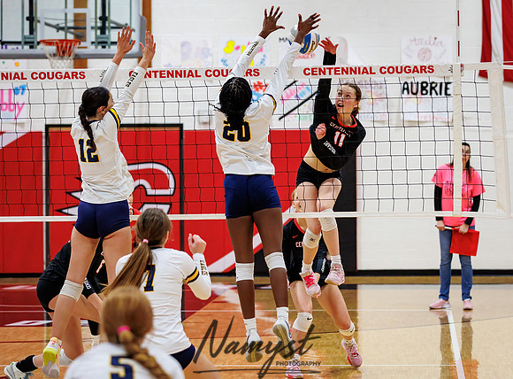 Centennial vs Totino-Grace Varsity Volleyball 163