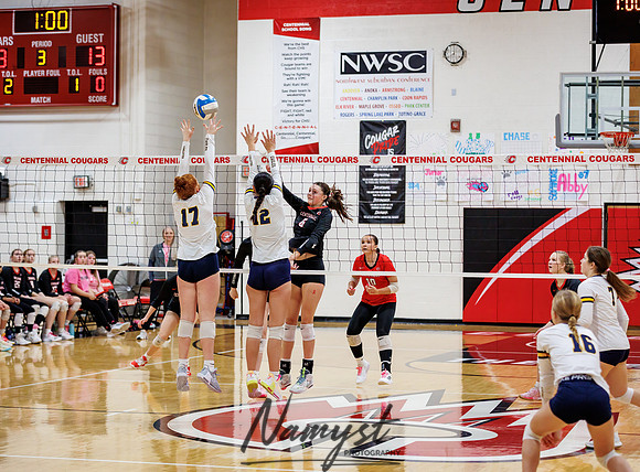 Centennial vs Totino-Grace Varsity Volleyball 167