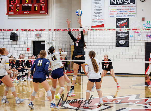 Centennial vs Totino-Grace Varsity Volleyball 166