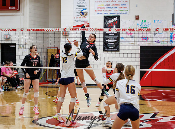Centennial vs Totino-Grace Varsity Volleyball 168
