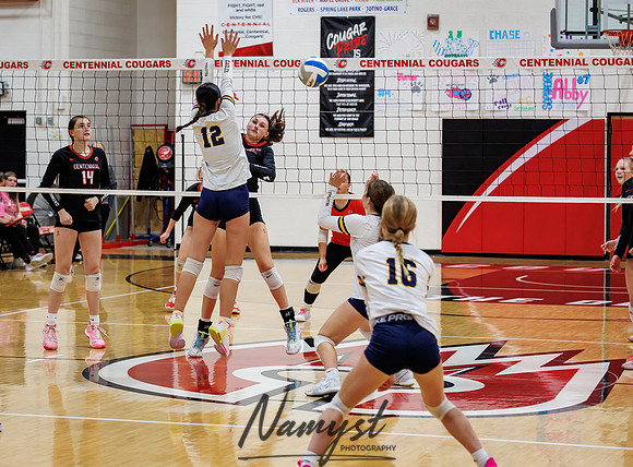 Centennial vs Totino-Grace Varsity Volleyball 169
