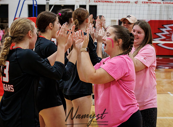Centennial vs Totino-Grace Varsity Volleyball 183