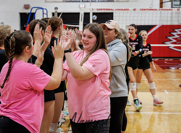 Centennial vs Totino-Grace Varsity Volleyball 184