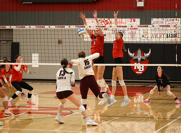Centennial vs Anoka Girls Varsity Volleyball 263