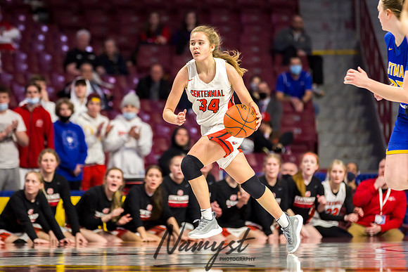 Centennial vs STMA Girls Basketball - State Tournament 041