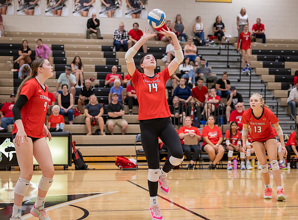 Centennial vs Andover Girls Varsity Volleyball 29