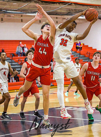 Centennial vs Coon Rapids Boys Varsity Basketball 080