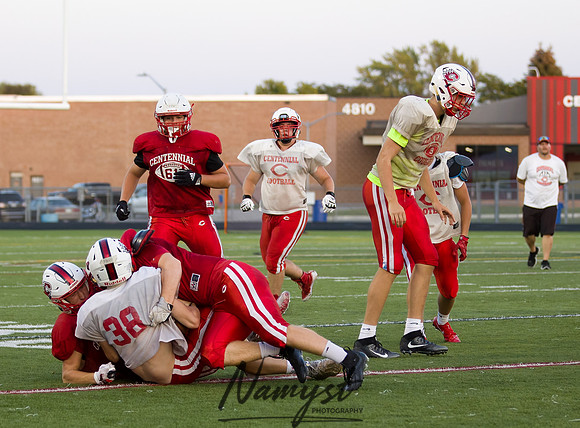 Centennial High School Open Football Practice 481