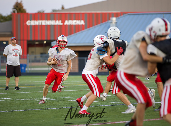 Centennial High School Open Football Practice 480