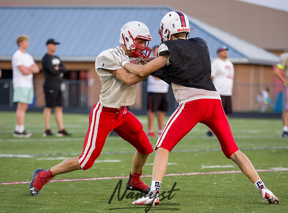 Centennial High School Open Football Practice 483
