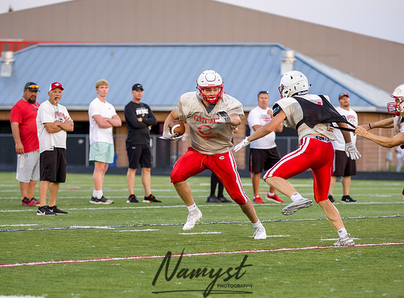 Centennial High School Open Football Practice 485