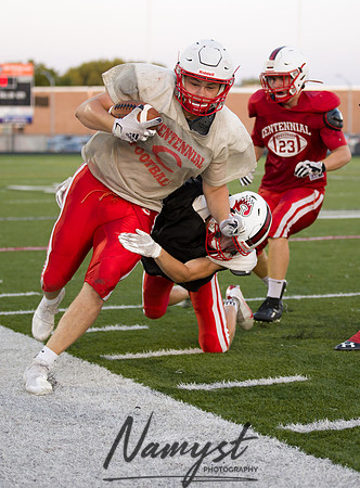 Centennial High School Open Football Practice 490