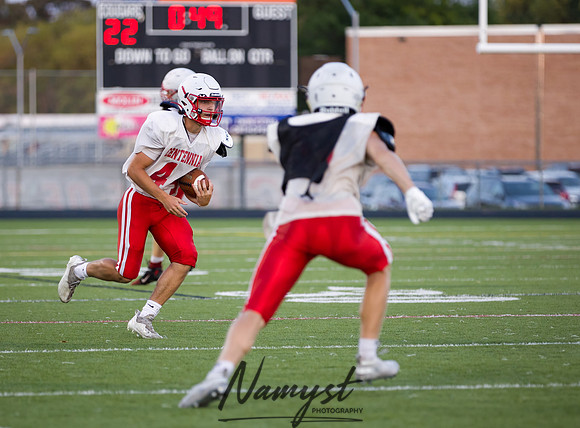 Centennial High School Open Football Practice 493