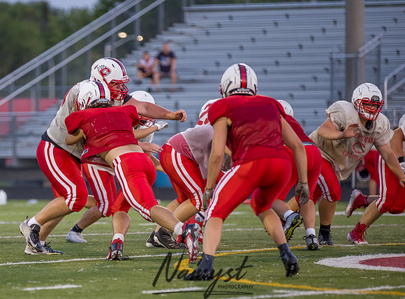 Centennial High School Open Football Practice 494