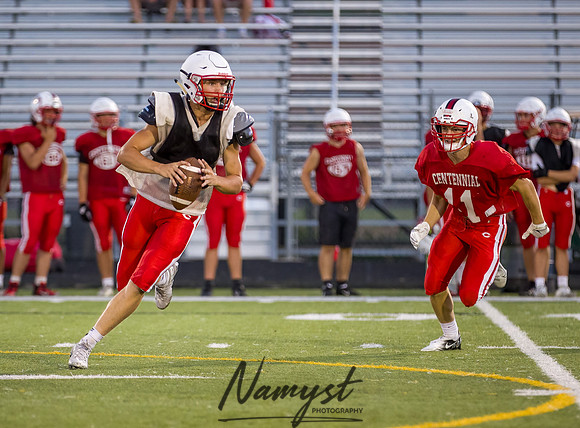 Centennial High School Open Football Practice 502