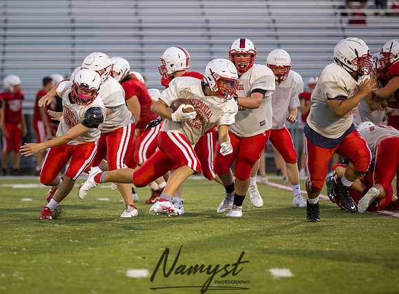 Centennial High School Open Football Practice 506