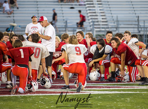 Centennial High School Open Football Practice 511