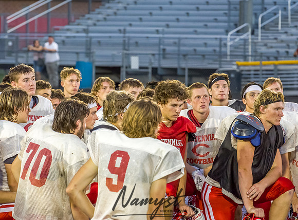 Centennial High School Open Football Practice 518