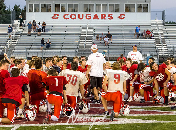 Centennial High School Open Football Practice 520
