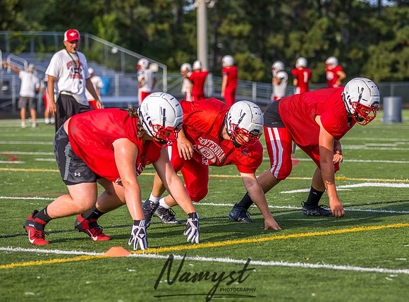 Centennial High School Open Football Practice 386