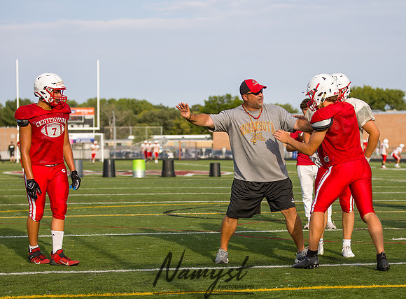 Centennial High School Open Football Practice 394