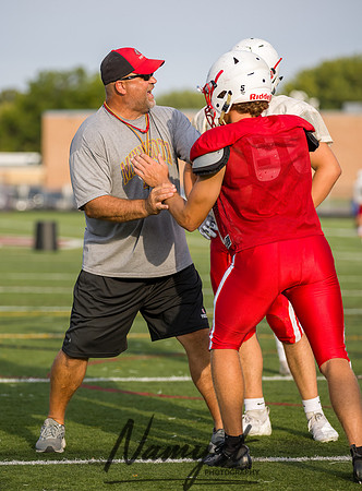 Centennial High School Open Football Practice 393