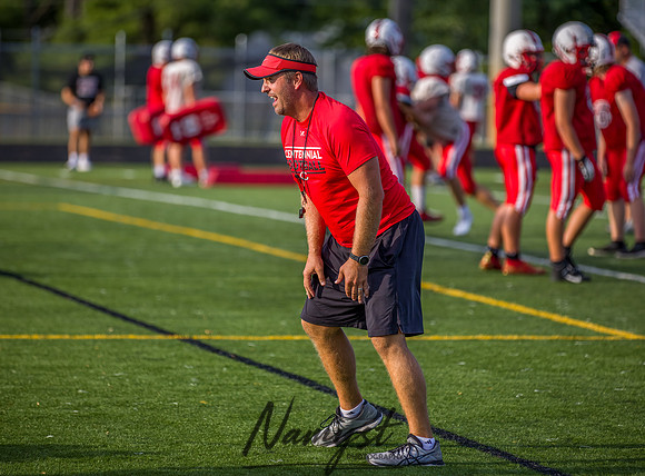 Centennial High School Open Football Practice 392