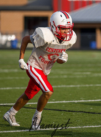 Centennial High School Open Football Practice 396