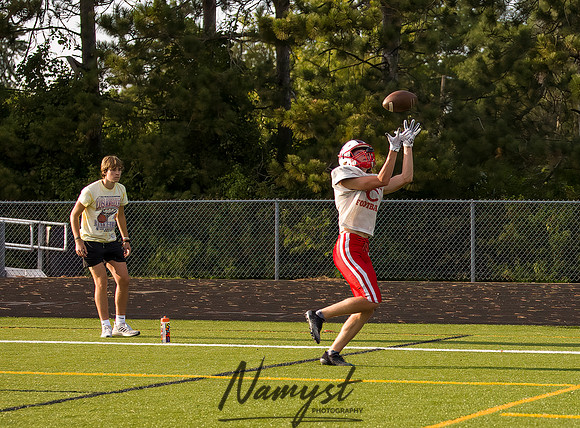 Centennial High School Open Football Practice 400