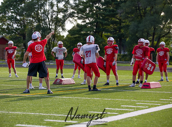 Centennial High School Open Football Practice 397