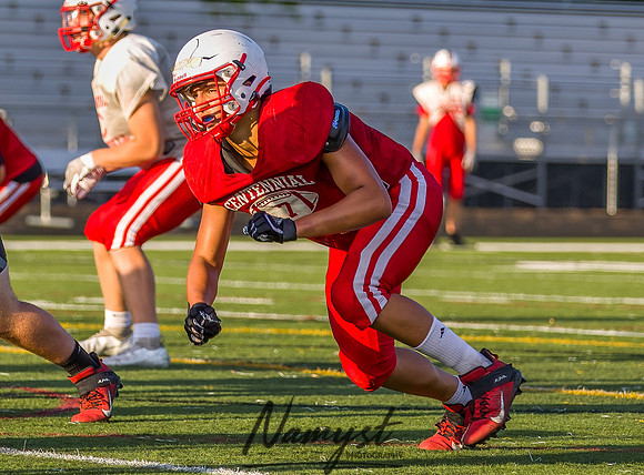 Centennial High School Open Football Practice 403