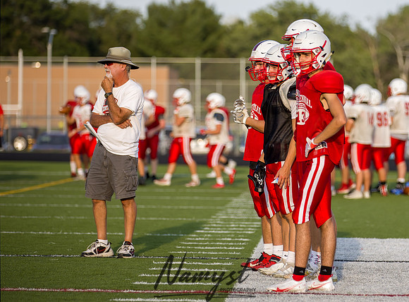 Centennial High School Open Football Practice 405