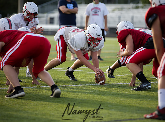 Centennial High School Open Football Practice 406