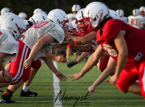 Centennial High School Open Football Practice 410