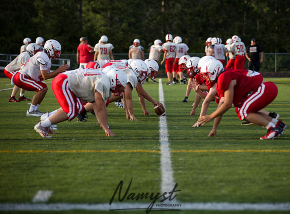 Centennial High School Open Football Practice 409