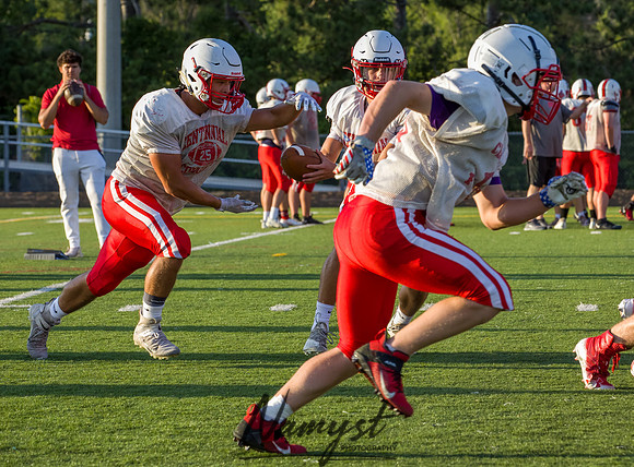 Centennial High School Open Football Practice 414