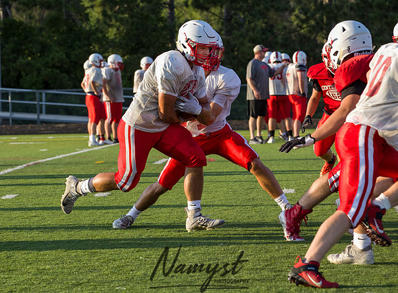 Centennial High School Open Football Practice 415
