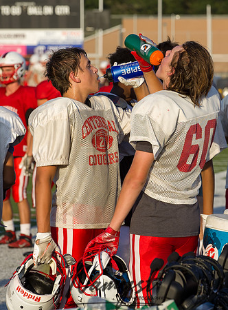 Centennial High School Open Football Practice 418