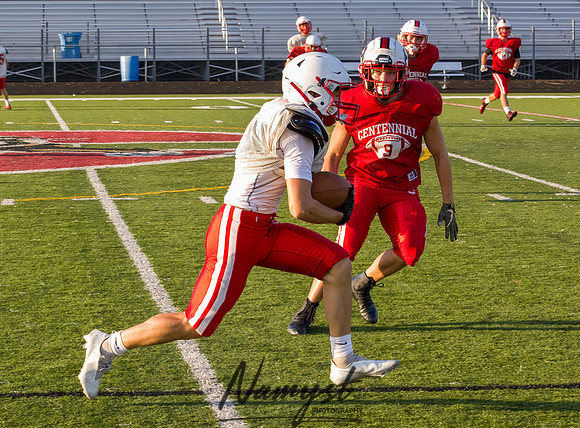 Centennial High School Open Football Practice 421