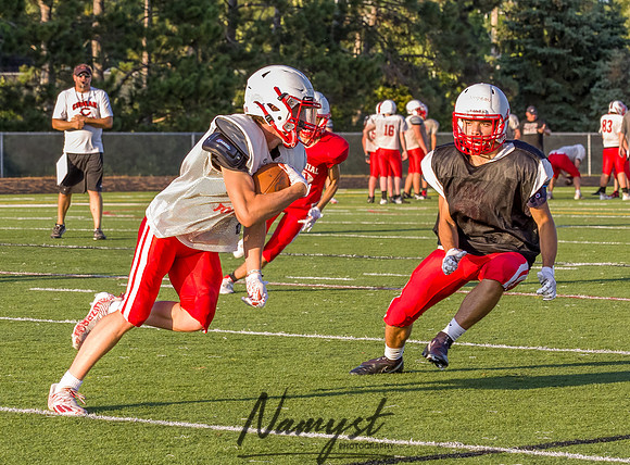 Centennial High School Open Football Practice 428