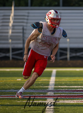 Centennial High School Open Football Practice 436