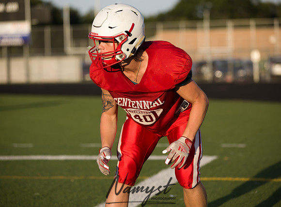 Centennial High School Open Football Practice 444