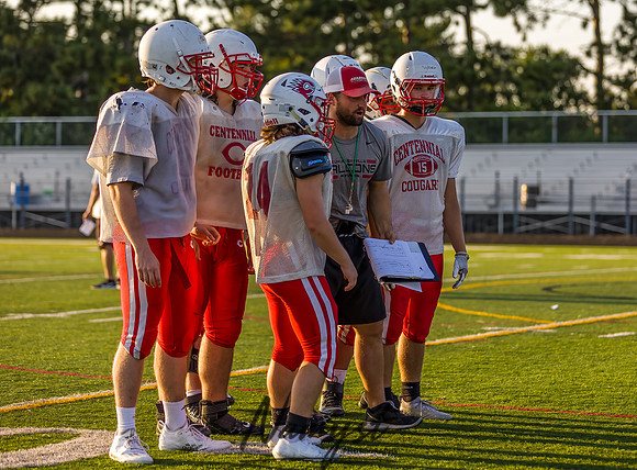 Centennial High School Open Football Practice 441