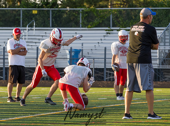 Centennial High School Open Football Practice 449