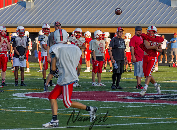 Centennial High School Open Football Practice 450