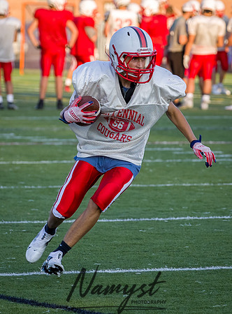 Centennial High School Open Football Practice 452