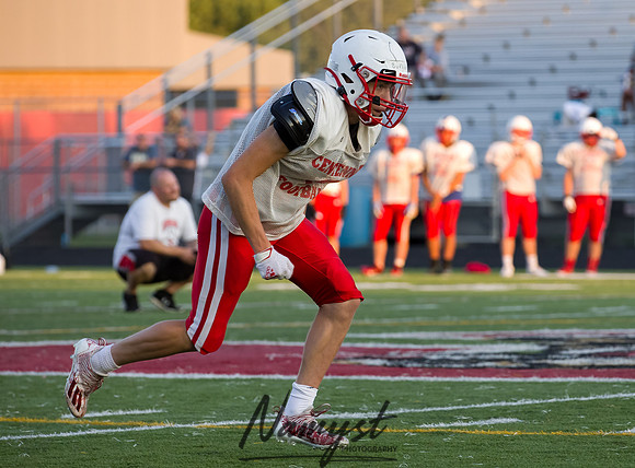Centennial High School Open Football Practice 456