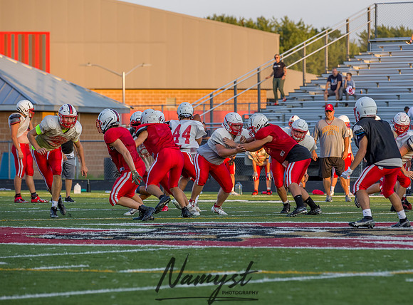 Centennial High School Open Football Practice 454